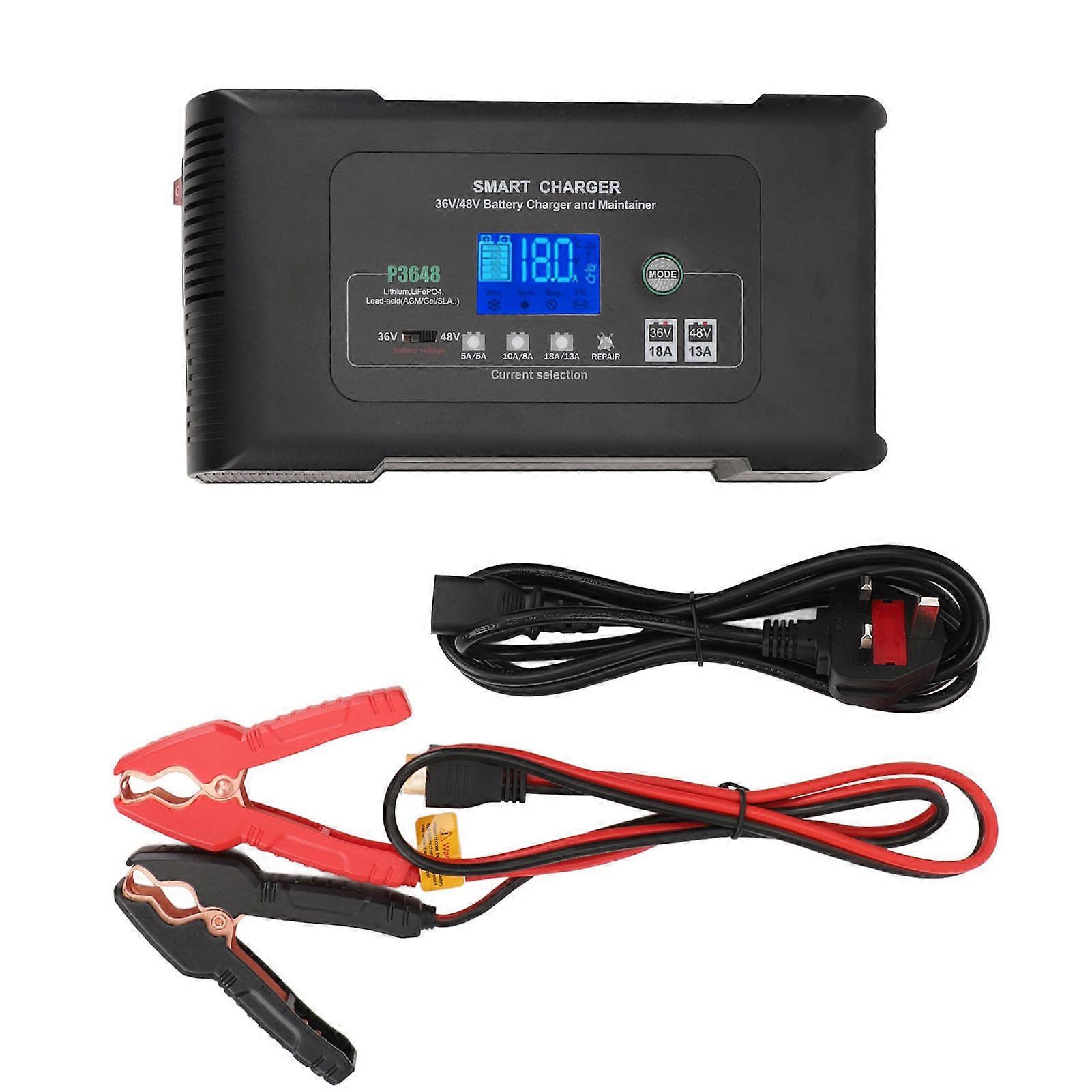 Profesjonell batterilader 36V for båt og gressklipper