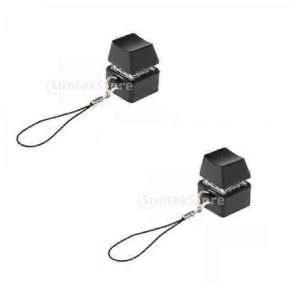 2pcs Mechanical Keyboard Keychain Switch Tester Shaft Tester Toy Multicolor