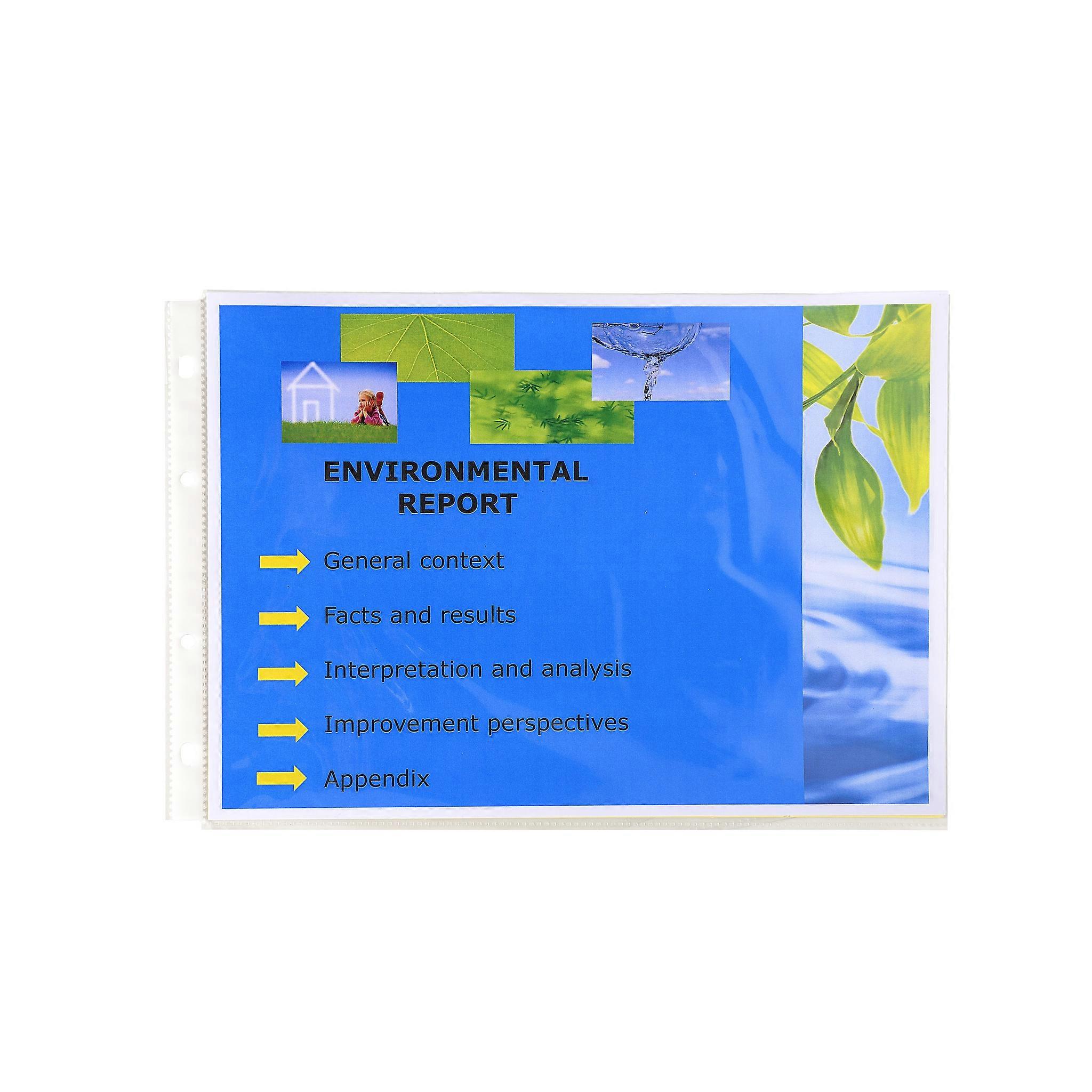 Exacompta 5734E 5x PK 20 buste perfo.horizontal A4 Exactive