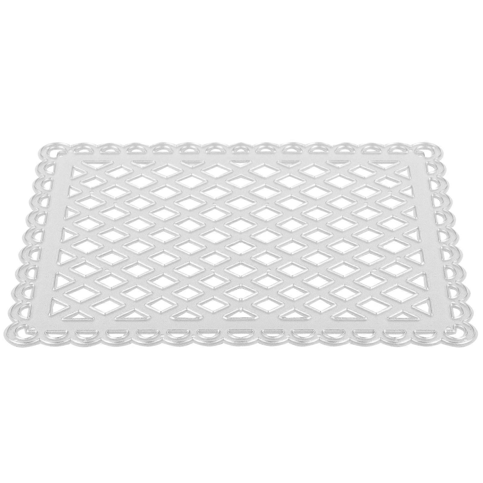 Rectangle Grid Die Cuts, Perfect for Scrapbook, Photo Album, and Wedding Invitations