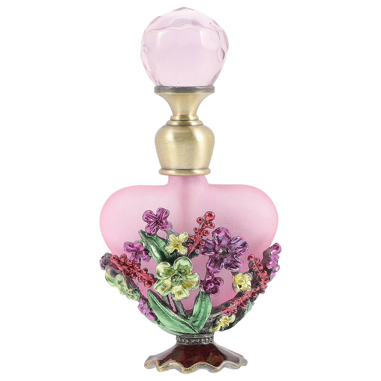 Perfume Jar, Retro Styled Container Ideal for Oil and Decor Purposes