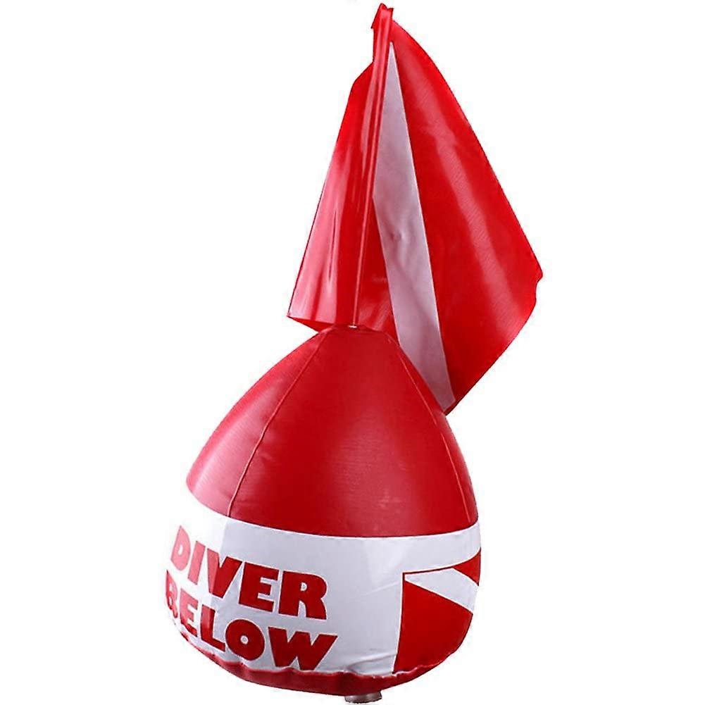 Inflatable buoy marker, diving surface marker, dive flag, buoy, portable diving accessories for diving, snorkeling, surface signaling