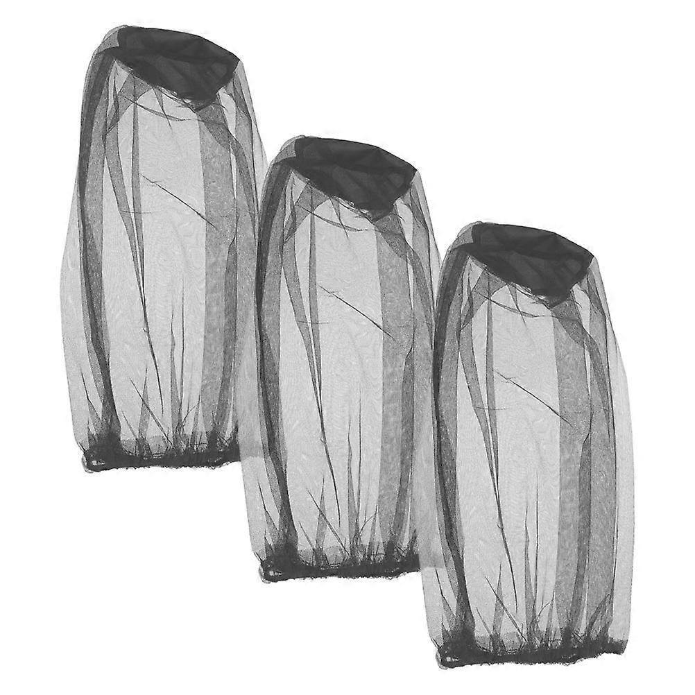 Garden Netting Bug Nets Mesh Material Bee Feeding Hiking Travel Protector 3Pcs