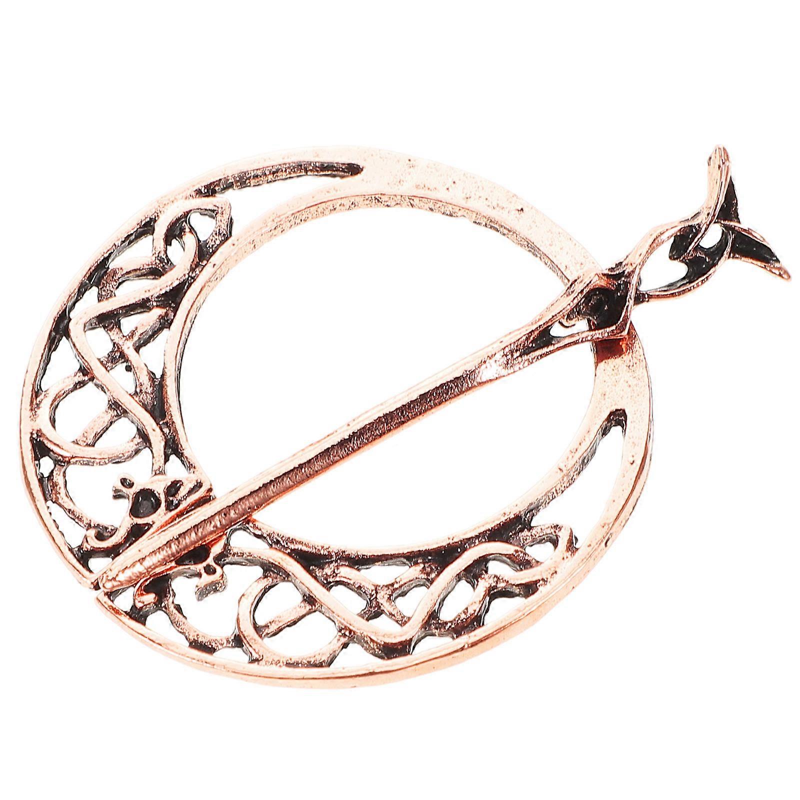 Retro rintaneula pin tummanpunainen metalliseos rintaneula koristeluun