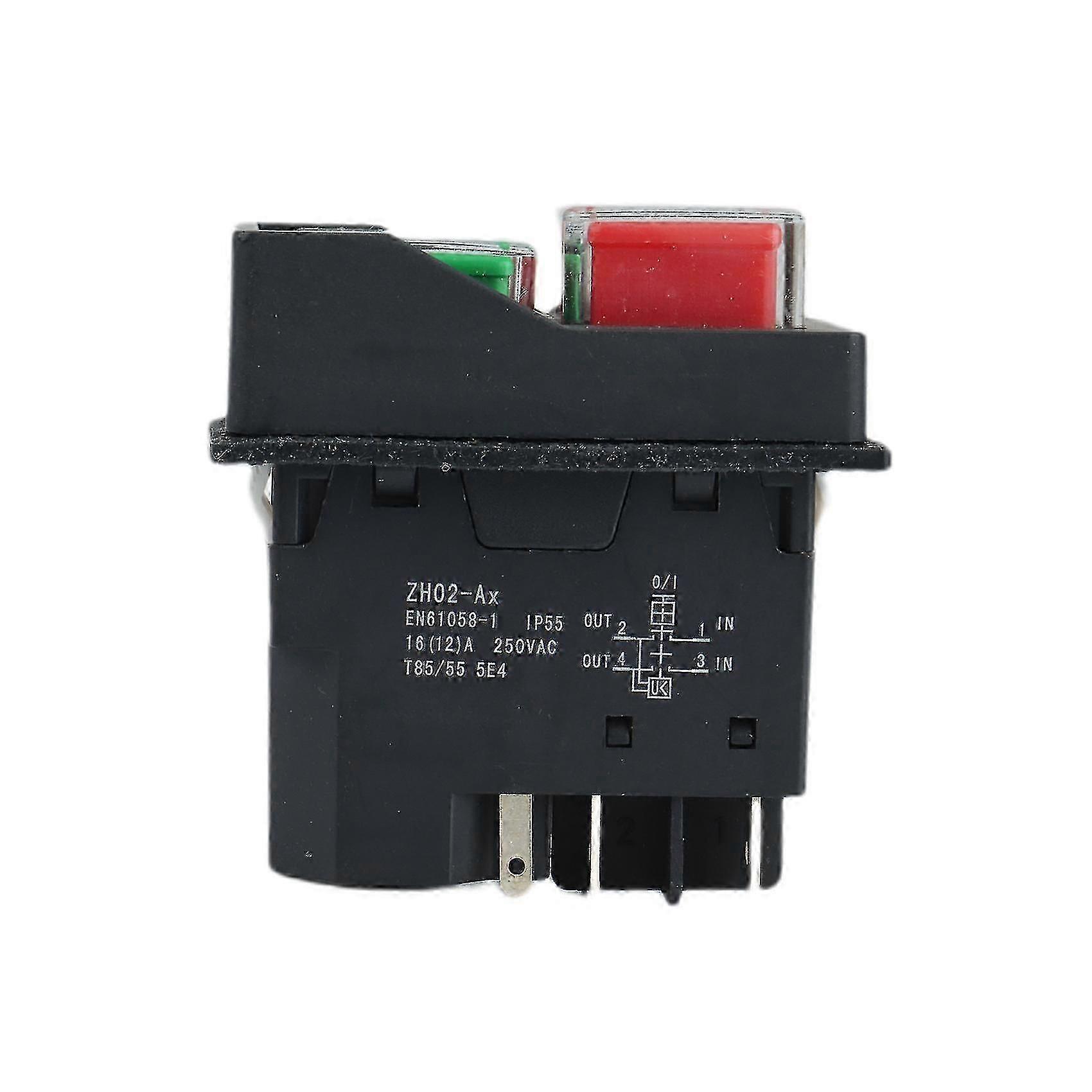 250v 16a Waterproof Magnetic On Off Switch Kld28 5 Pin Start Stop ...
