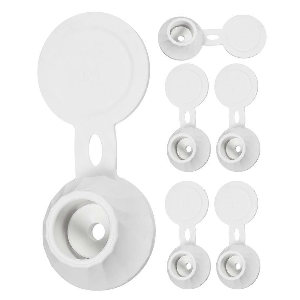 Upside Down Bottle Dispenser Caps Leakproof For Shampoo Lotion Bottles 6Pcs