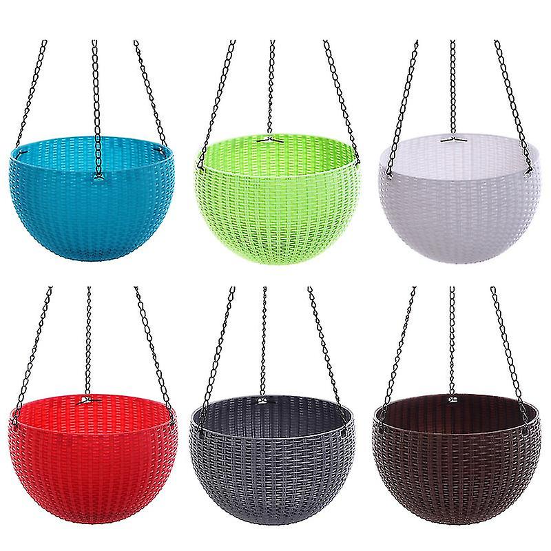 Vaso per fiori da giardino in rattan, elegante, grande, per