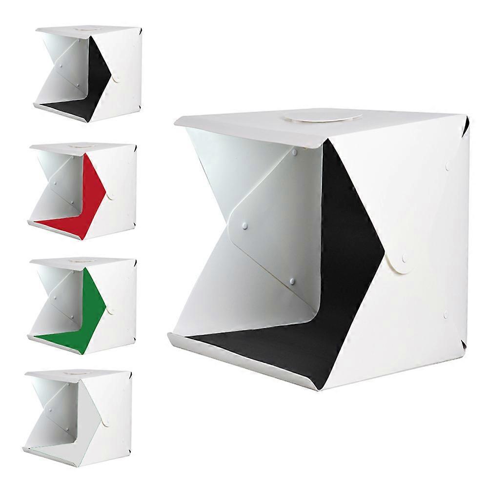 Color Backdrops Photo Box Large Photography Light Box Portable For Web 40x41x42cm Led Lighting Cube Tent 1Set