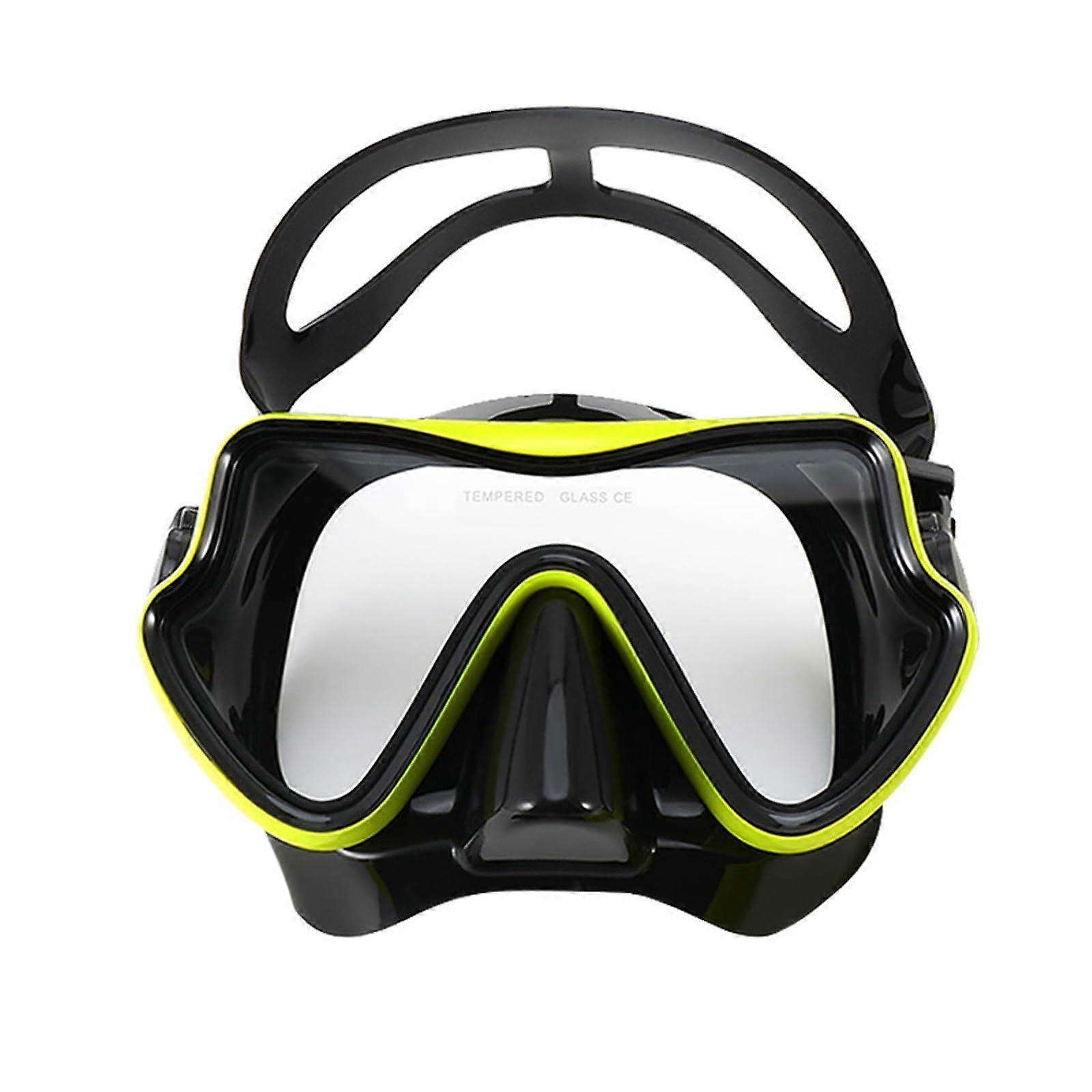 Diving Mask Silicone Skirt Comfortable Snorkeling Goggles for Adults Easy to Use Swim Snorkel Set