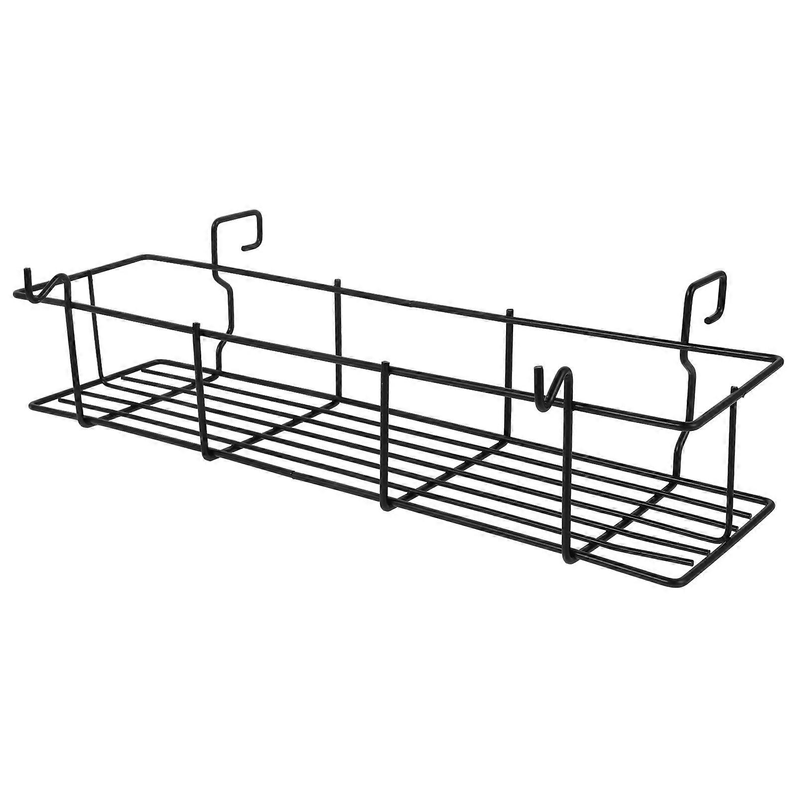 Stainless Steel Hanging Seasoning Basket for Outdoor Grill – Versatile Condiment Organizer Rack for BBQ, Camping, and Home Use with Hooks for Grill