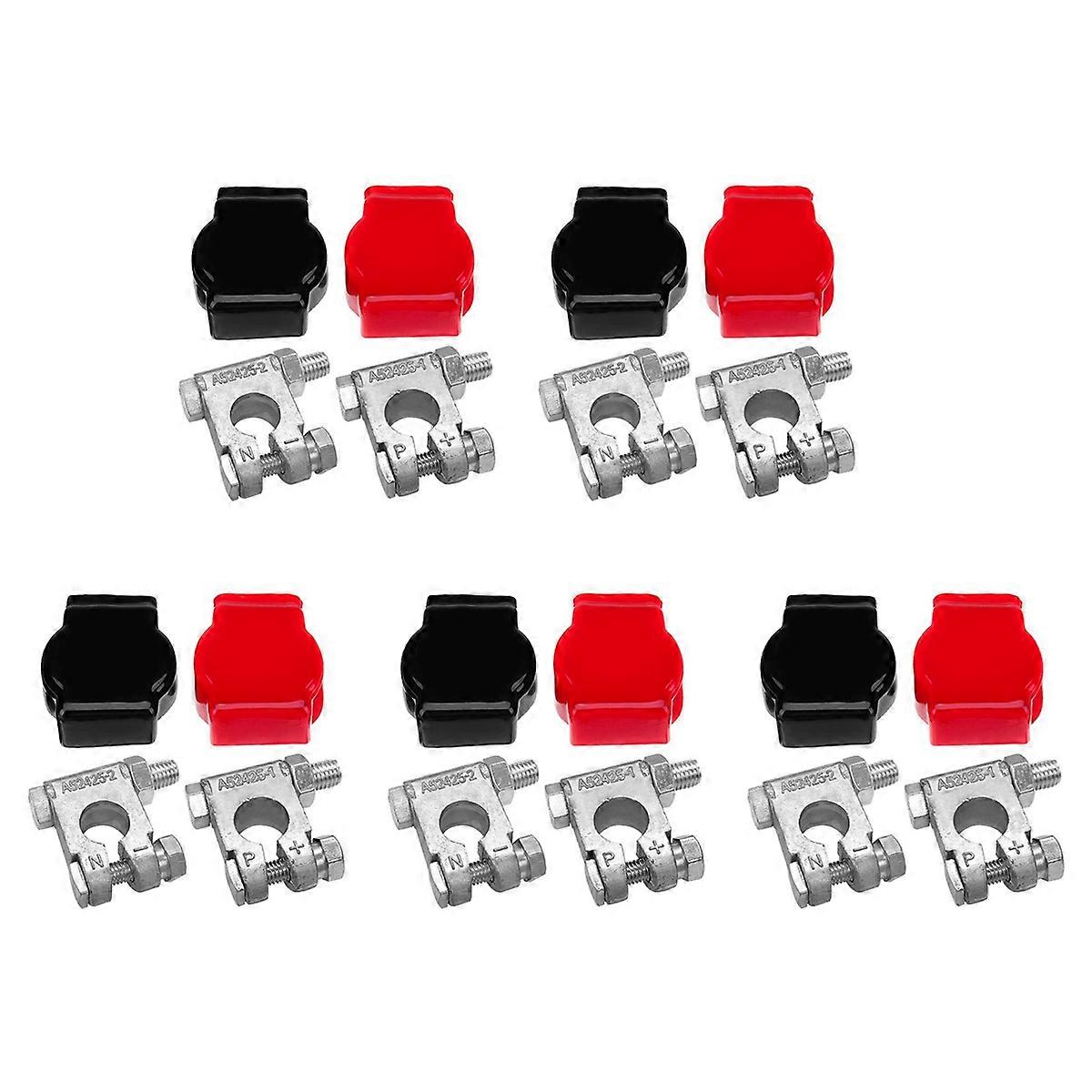 Battery Terminal Negative & Positive with Cover Made of Alloy Kit
