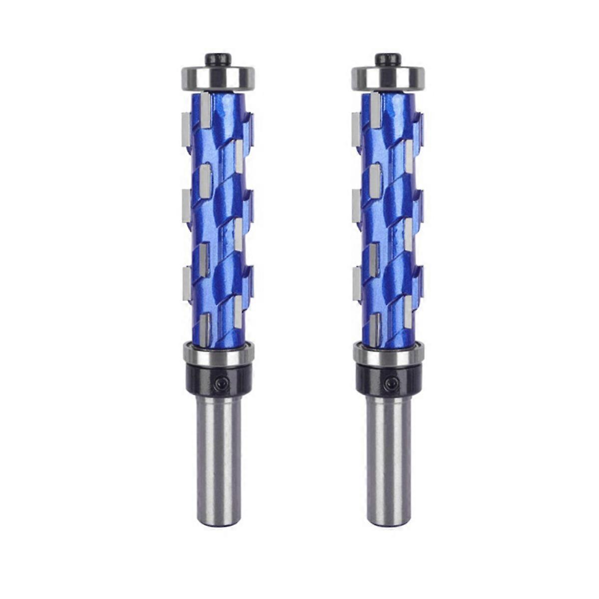 Milling Cutter Shank Flush Trim End Mill Solid Carbide Spiral Double Bearing CNC Router Bit for Wood