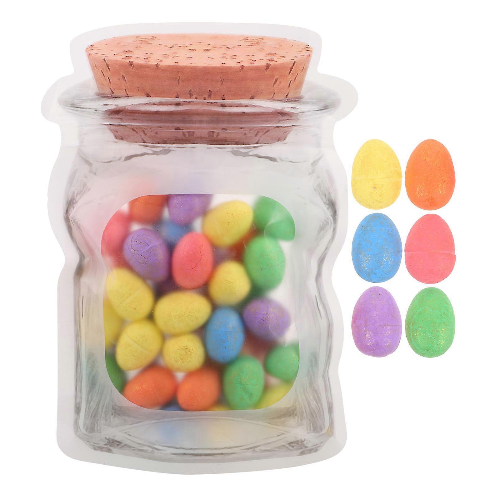 Diy Easter Egg Foam Decoration Props For School Events Assorted Color 2.50X1.50X1.50CM 1Pack