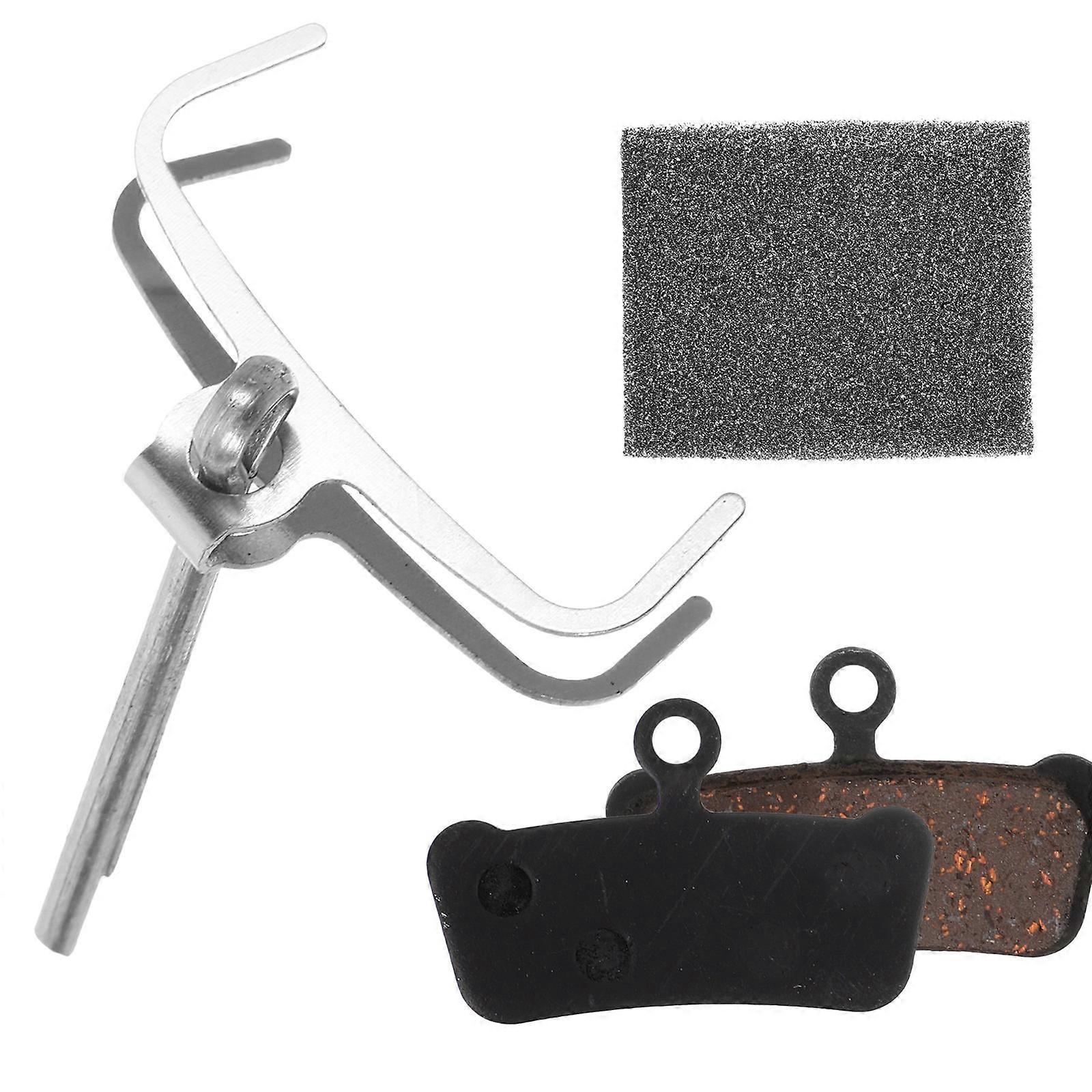 Mountain Bike Disc Brake Pad Replacement Brake Pads for Bicycle Cycling Semi Metal Material Quiet Operation 1Set