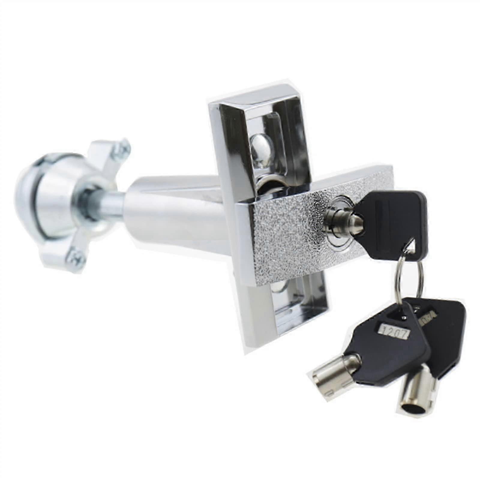 T-Shape Cabinet Lock for Vending Machine, Game Machine, and Smart Terminal Handle Locks - 1 Set with Cylinder Color Options