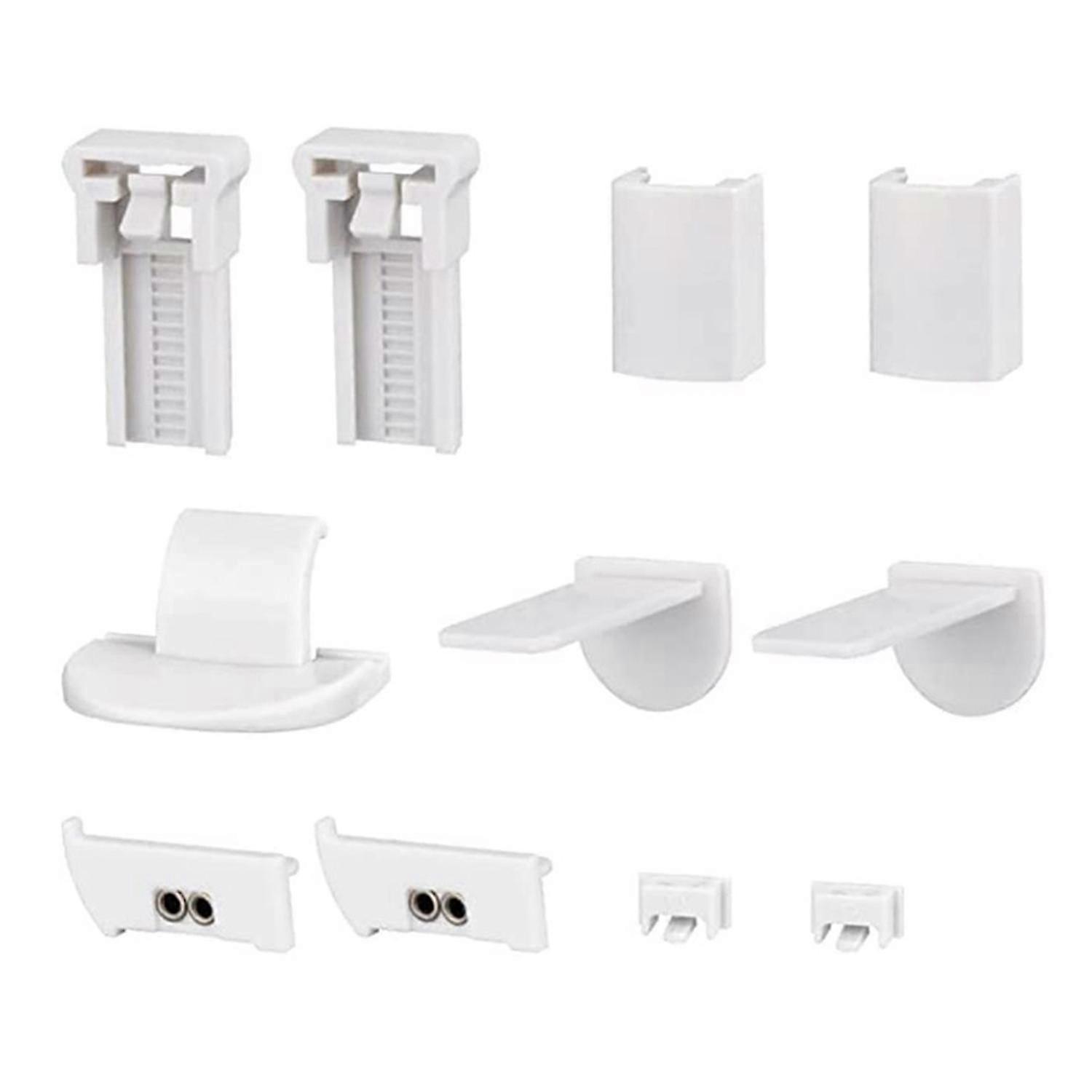 2 Sets 20mm Pleated Blind Replacement Parts Set Clamp Support Attachment Pleated Clamp Support Acces