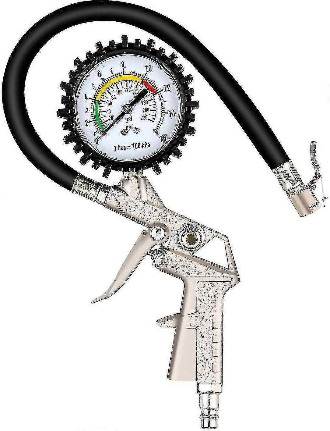 Tyre Pump With Pressure Gauge