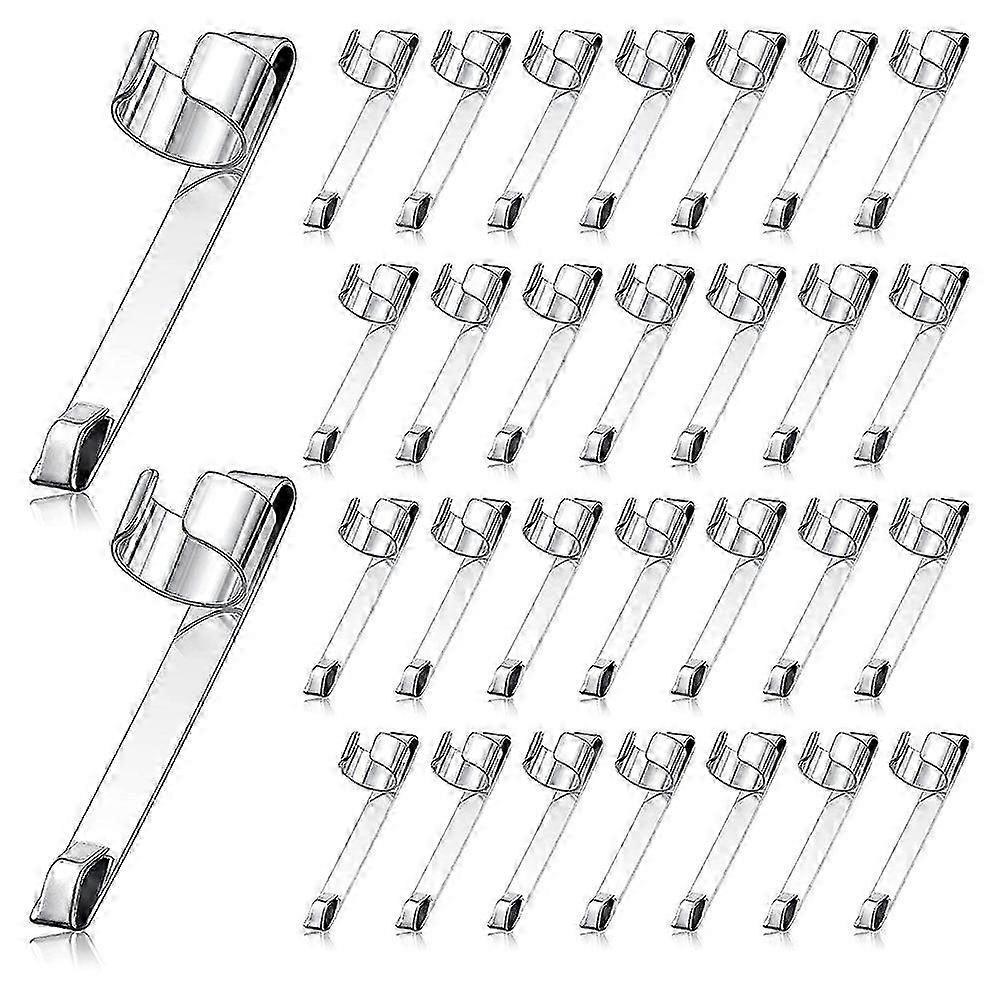 Metal Pencil Clips for Pencil Pockets, 60 Pack