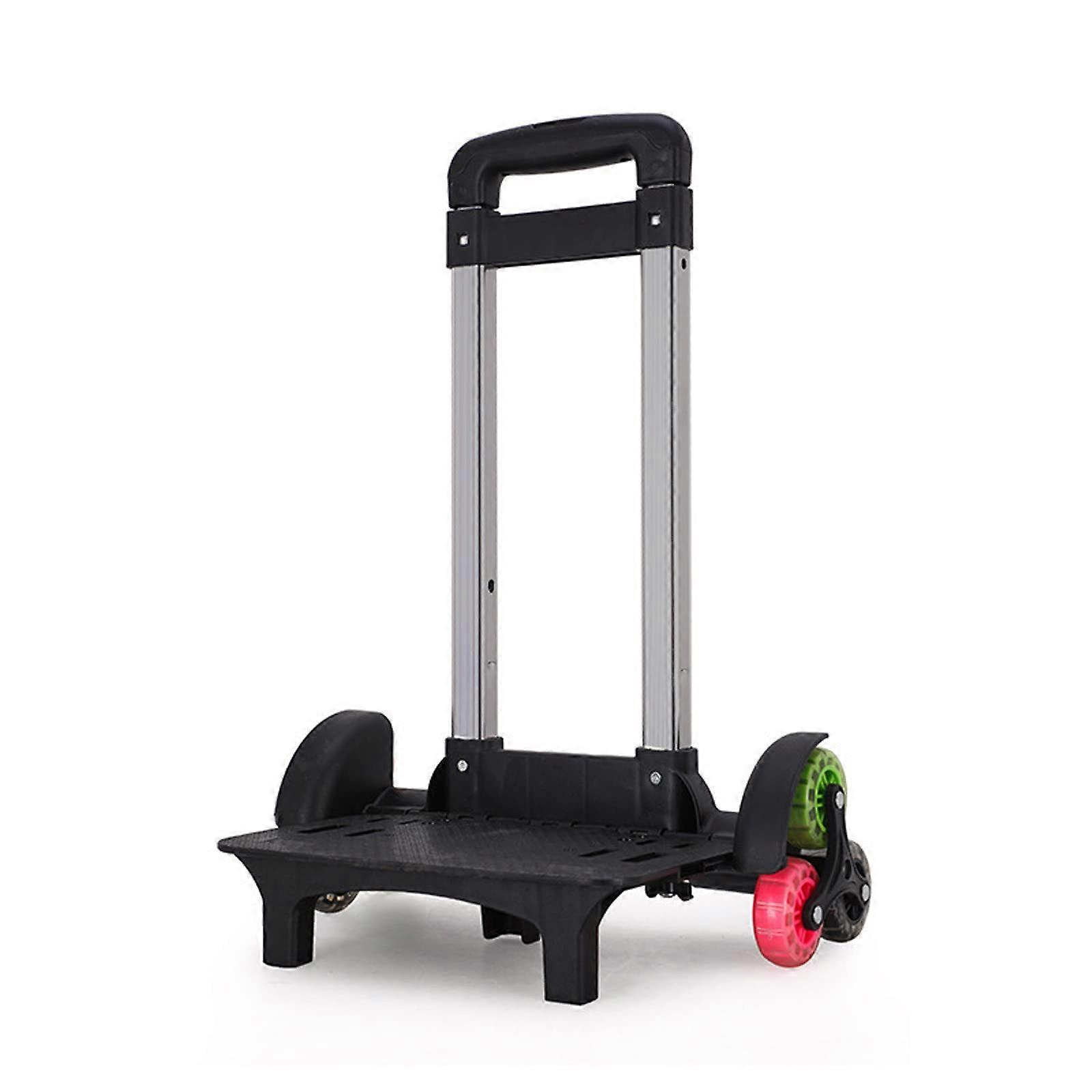 6 Wheels Backpack Trolley Foldable Student Travel Luggage Hand Trolley with Adjustable Handle and Durable Design