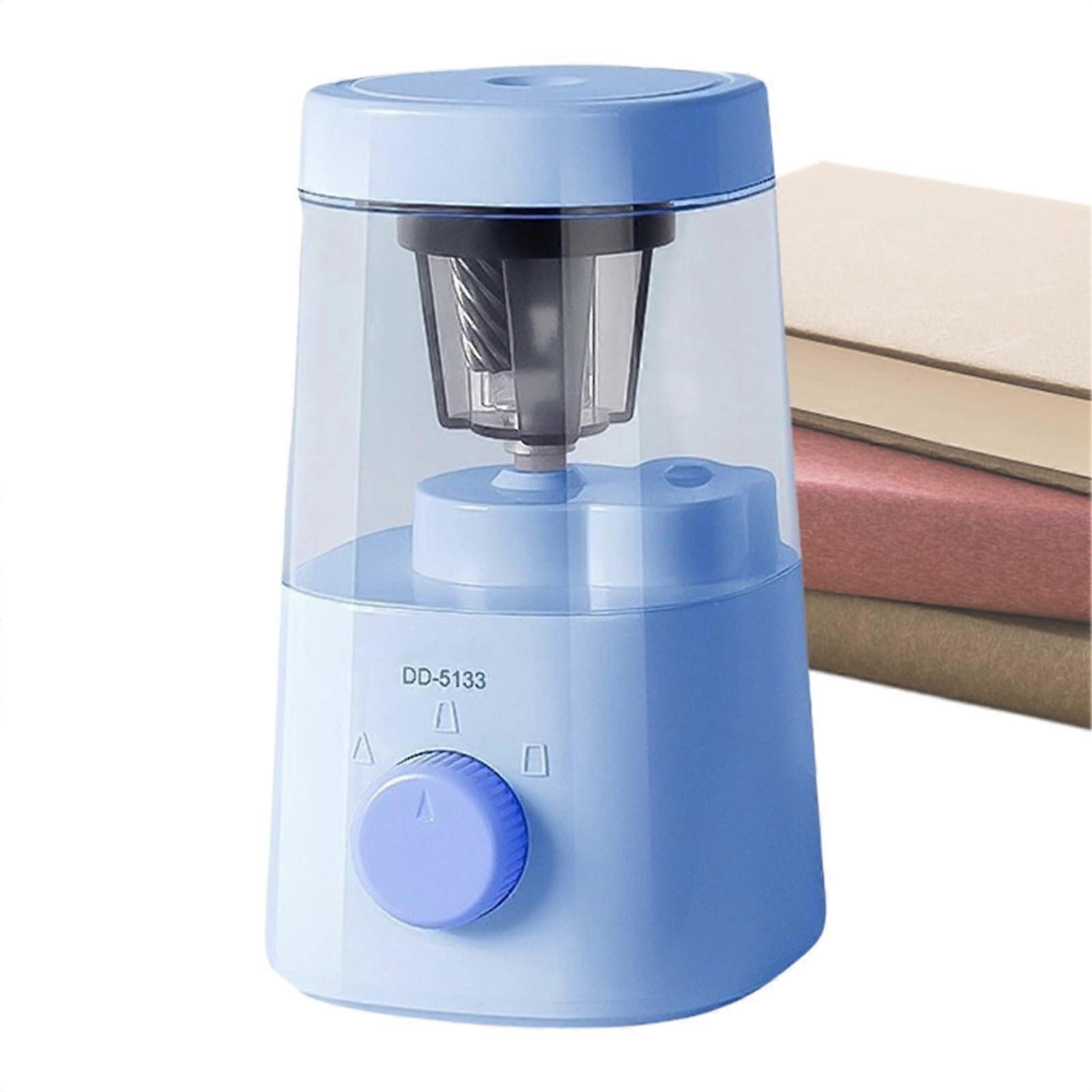 Electric pencil sharpener for classrooms  tool for sharpening pencils  quiet sharpener for school, study, and stationery.