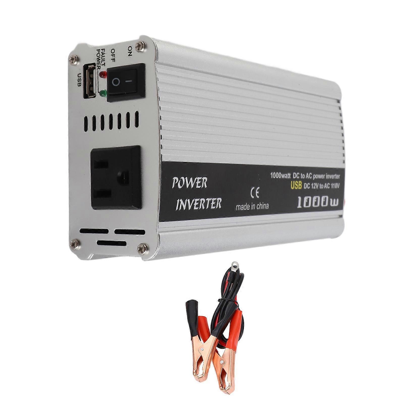 High Efficiency Solar Power Inverter DC 12V to AC Converter High Power Car Inverter for Home Use