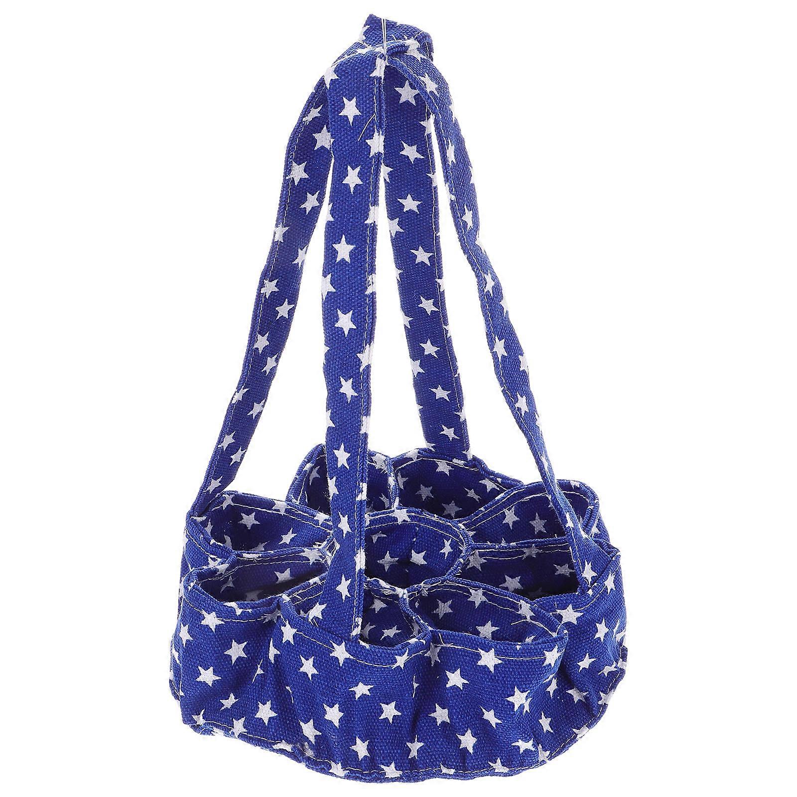 Egg Gathering Baskets For Fresh Eggs Cloth Material Basket with Flat Bottom Home Use 1Pcs