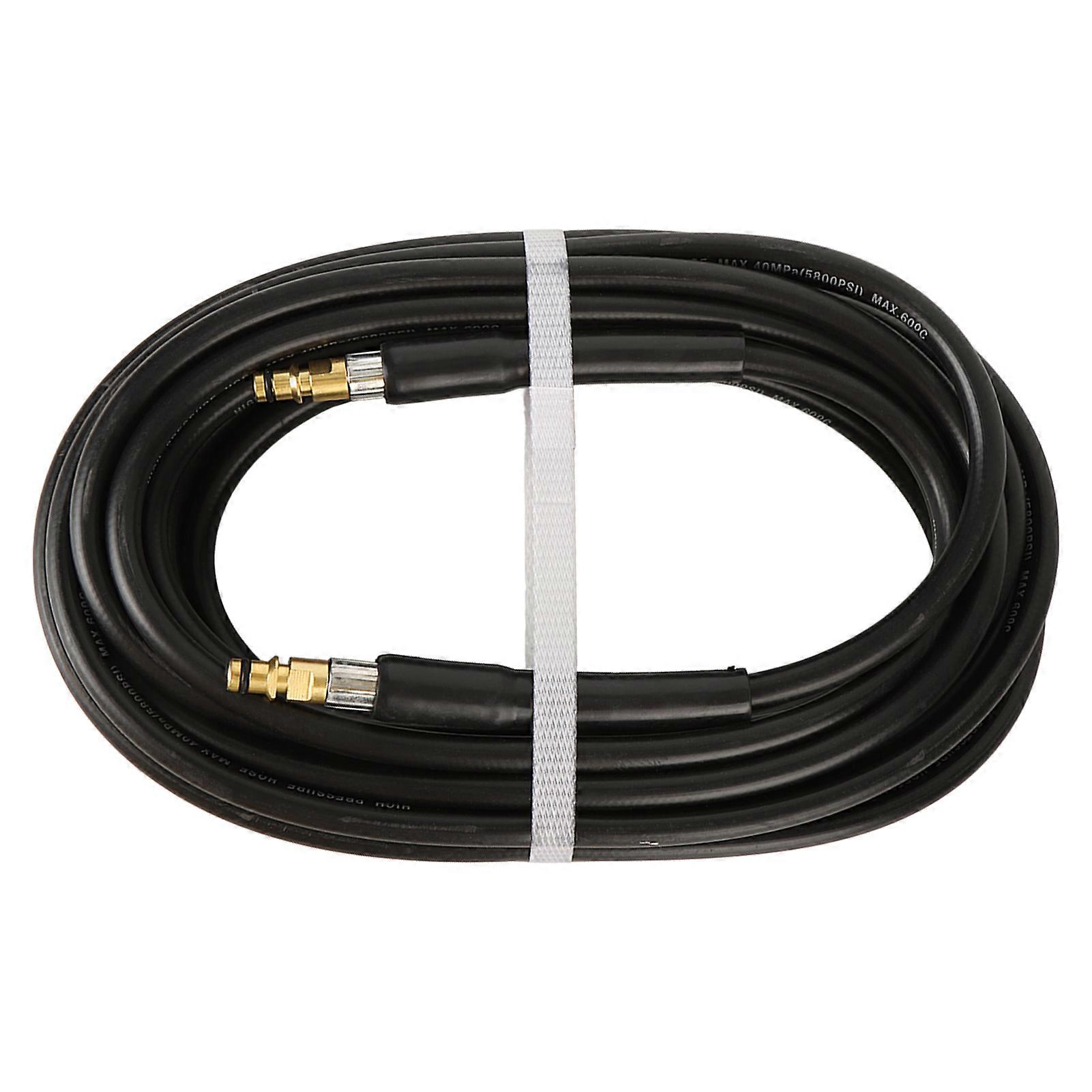 5800PSI Drain Cleaning Hose Flexible Rubber Water Pipe for High Pressure Washing Machine 10 Meter