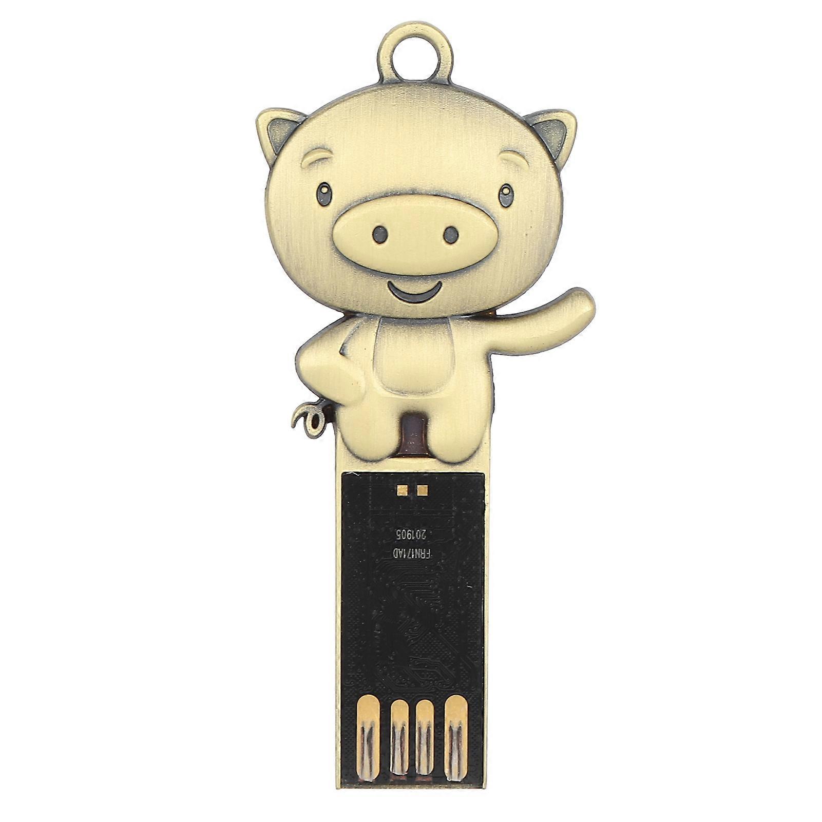 U Disk USB2.0 Portable Waterproof Metal Data Storage for Windows 7 / 8 / 10 / Vista / XP / Unix