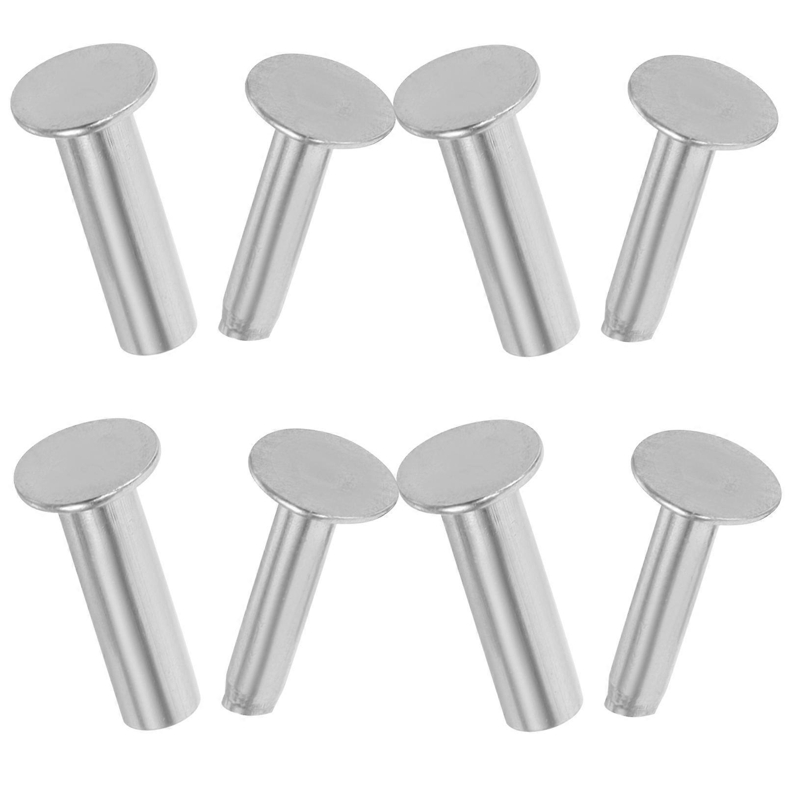 Rivets Metal Studs Support Fitting For Kitchen Handle Attachment Diy Projects Wooden Grip Repair 4Pairs