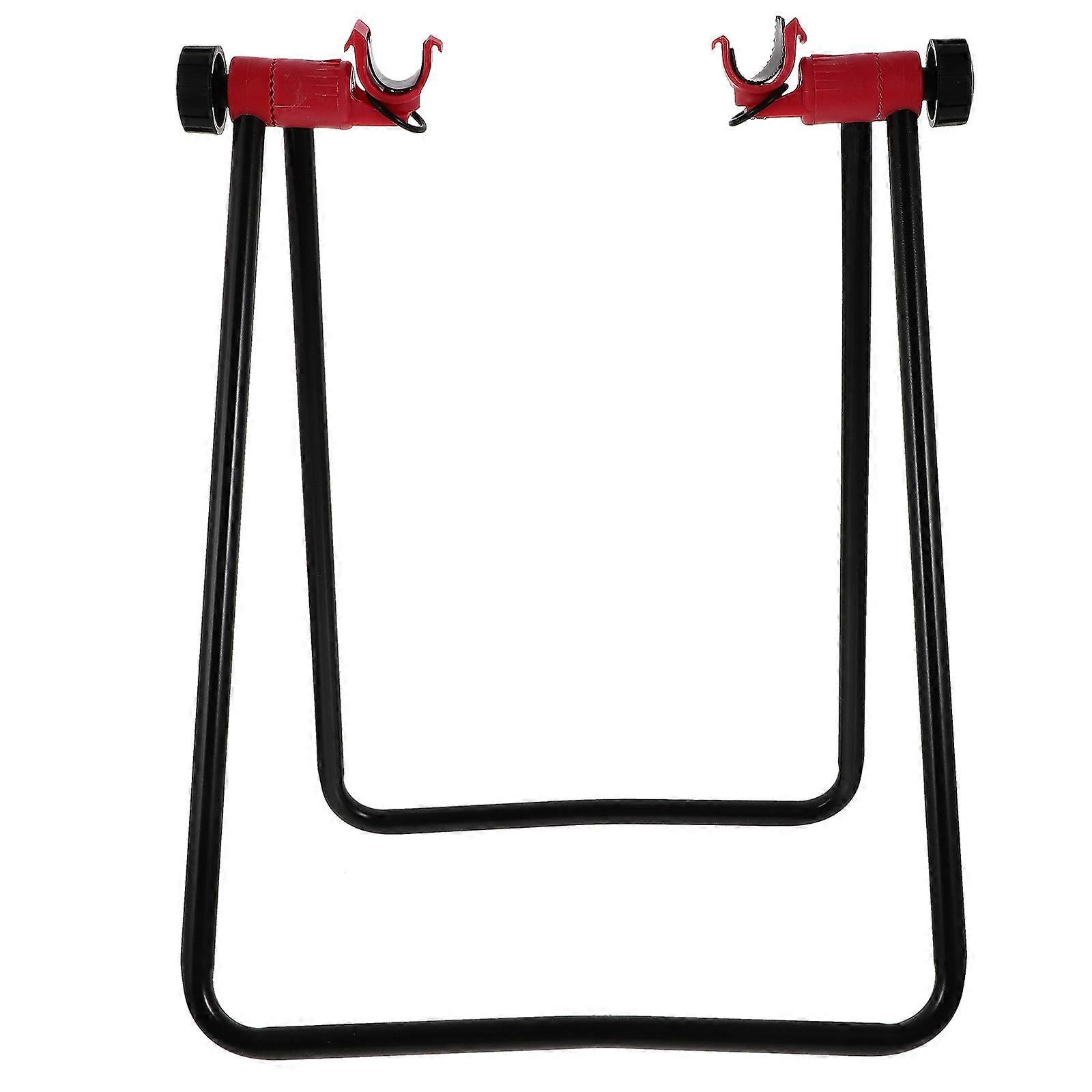 Durable Heavy Duty Bike Storage Stand Foldable Cycle Rack for Maintenance Repair with Strong Bearing Capacity and Space Saving Design