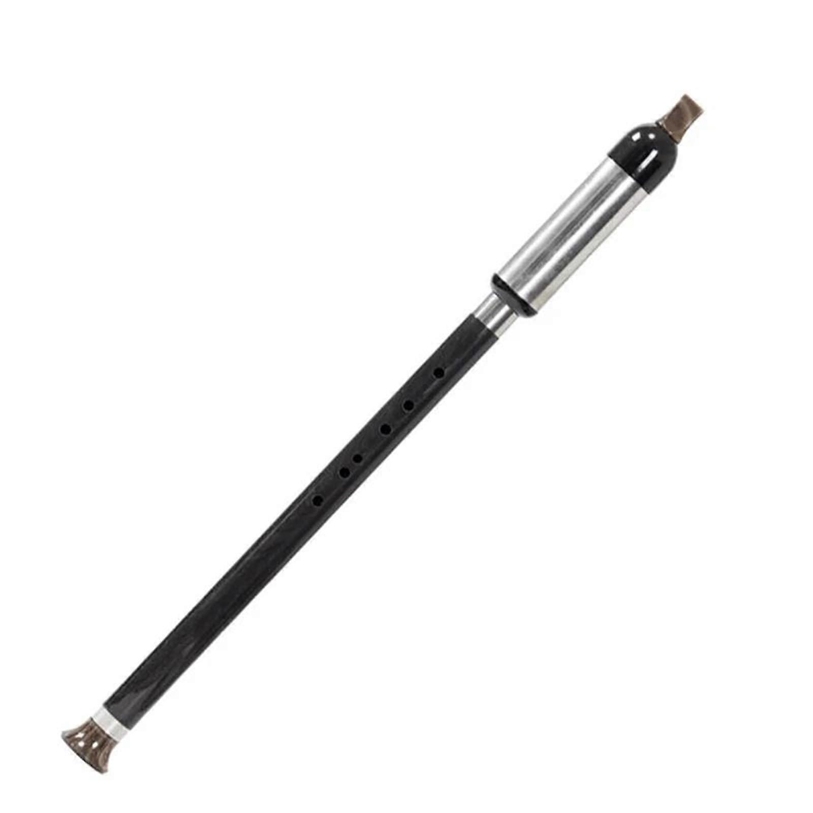 Bamboo Flute for Beginners, Electronic Tuner, Checkered Bamboo Flute, Bawu Professional Bamboo Flute Instrument for Beginners and Adults (Black G Key)
