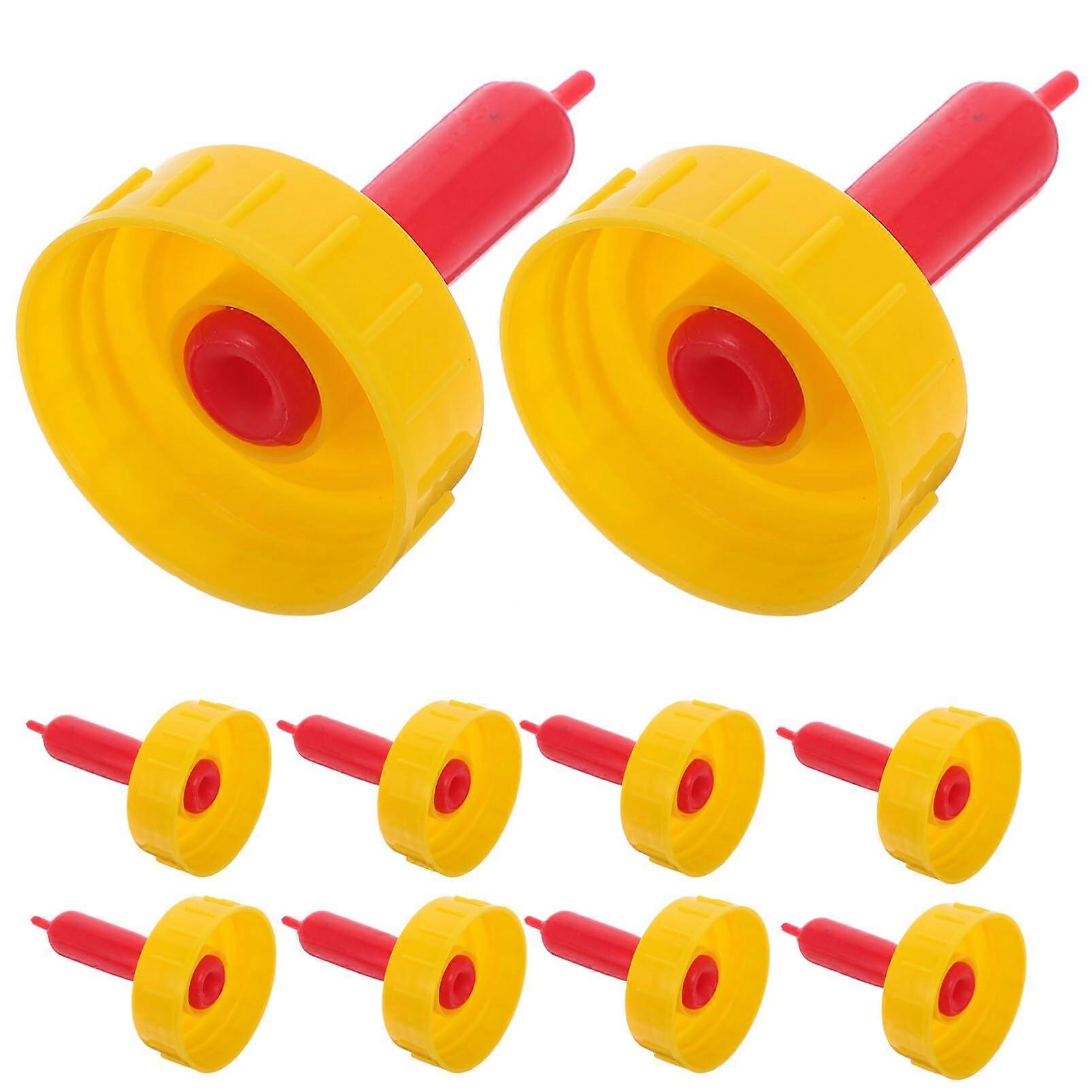 Plastic Sheep Vacuum Cleaners - Pack of 25 Universal High-Strength Teats for Feeding Pigs, Lambs, Goats, Milk Bottles