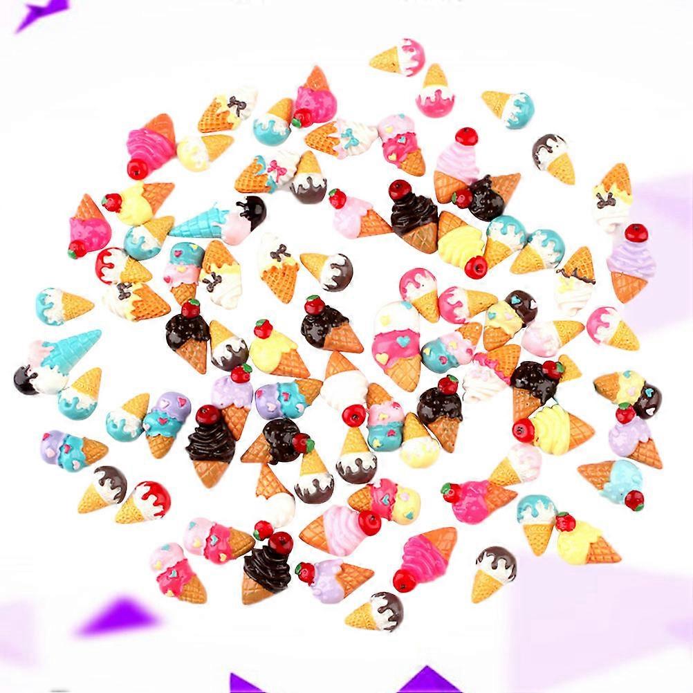 Ice Sticks Design Resin Accessories for DIY Projects and Scrapbooking 2.50X2.00X1.00CM 50Pcs