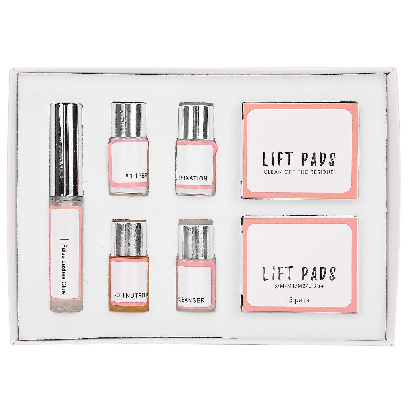 Eyelash Perming Fixing Agent Nourishing Liquid Glue Eyelash Perming Kit Curling Tool Set