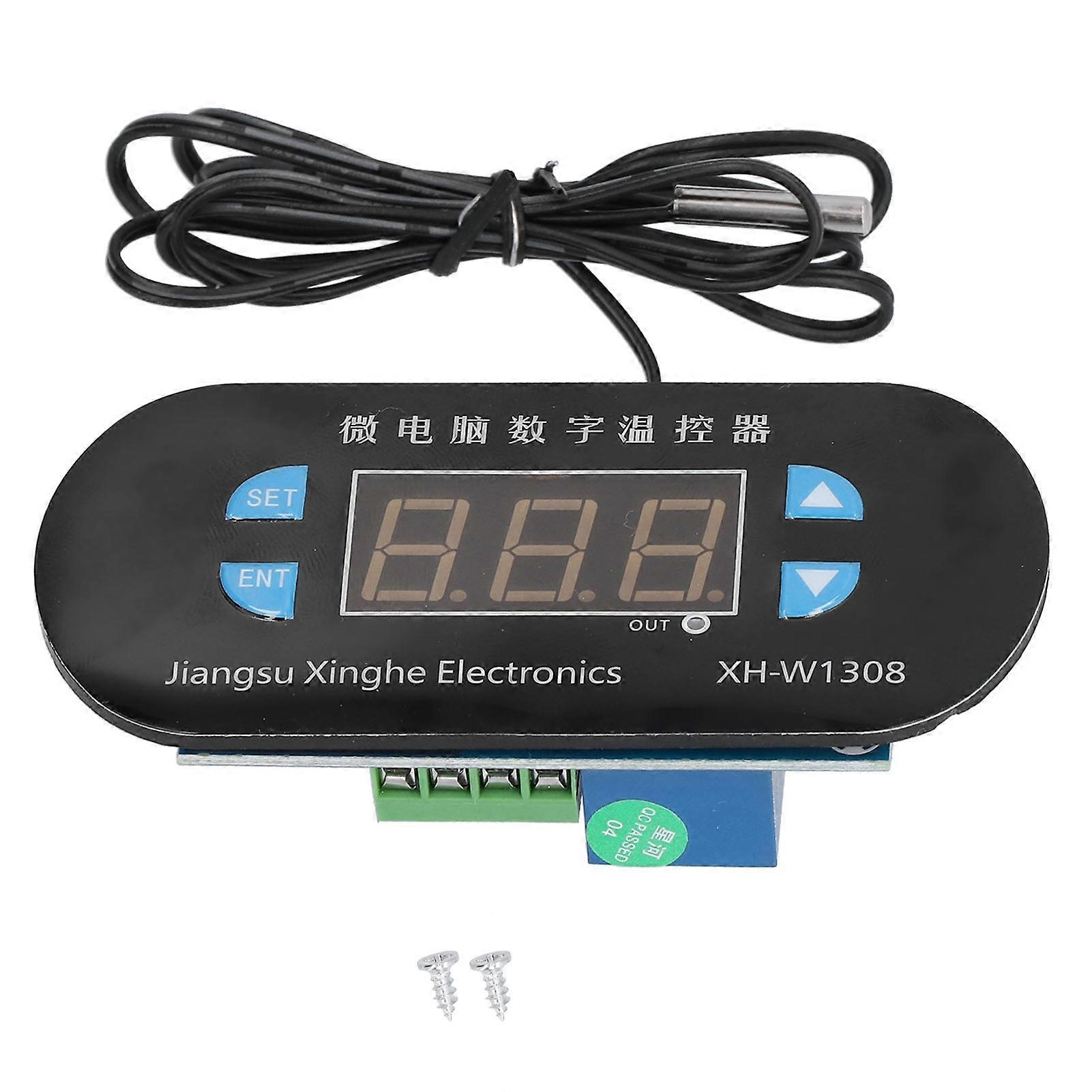 Thermostat Temperature Rises Quickly Long Constant Temperature Widely Used Digital Temperature Controller for HouseholdScreen Color Blue