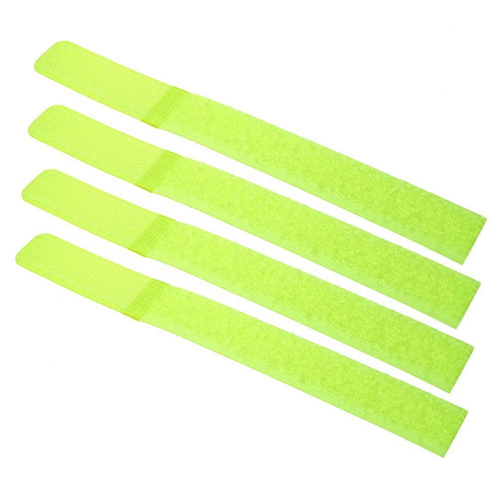 Green Nylon Cable Wrapper for Organizing Cables at Home or Travel with Durable Quality and Portable Size 100 Pcs