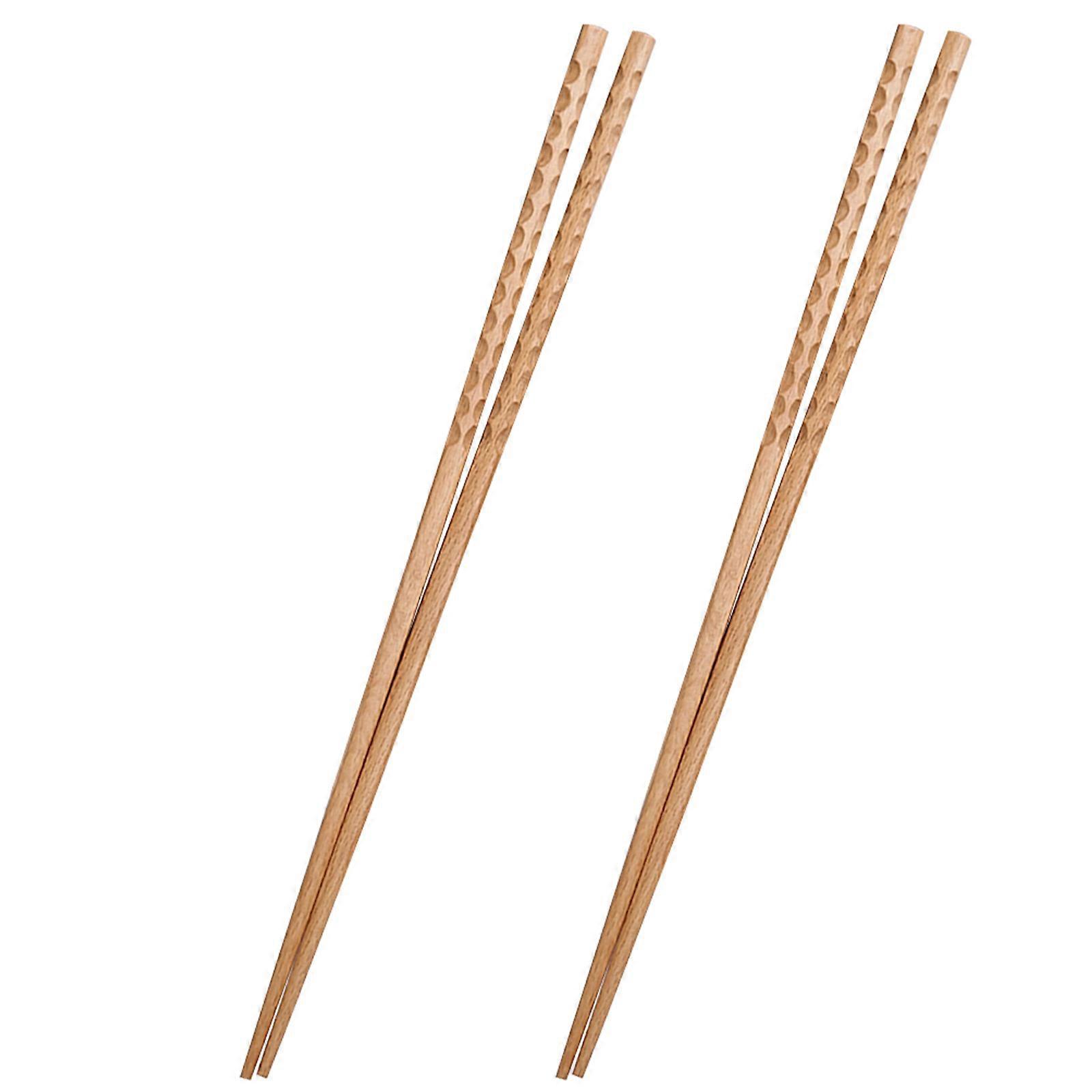 Assorted Color Long Chopsticks for Cooking Made from Timber Great for Hot Pot and Kitchen Use 42cm