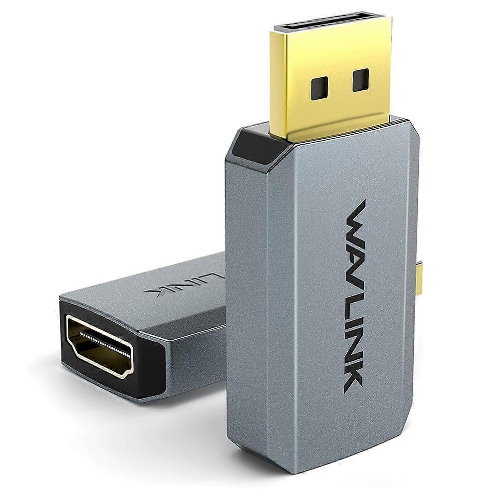 WAVLINK CAH5 DisplayPort to HDMI Adapter 4K 60Hz Video Converter for Computer TV Projector