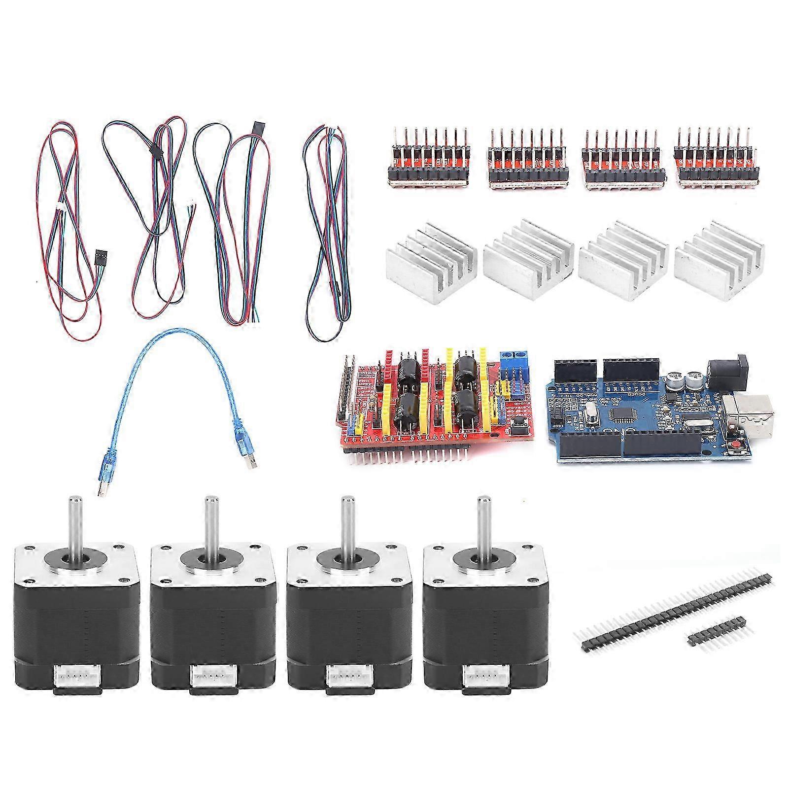 For R3 Kit 4401 A4988 Stepper Motor Driver Set CNC Shield 3.0 3D Printer Accessories SZRH AC-