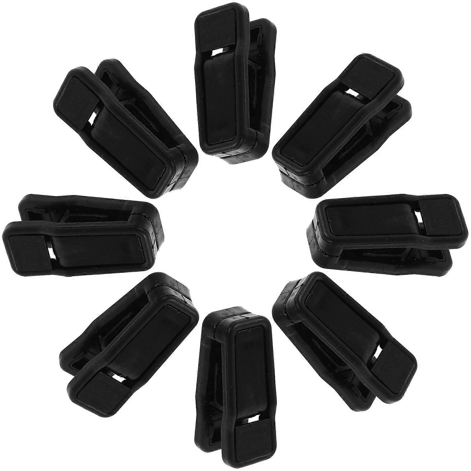 Clothes Hangers Clips Multi-Functional Design Laundry Hanging Black 20Pcs
