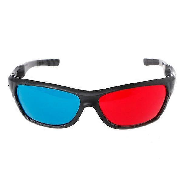 3D red blue glasses applied in general computer screens, laptops, projectors.