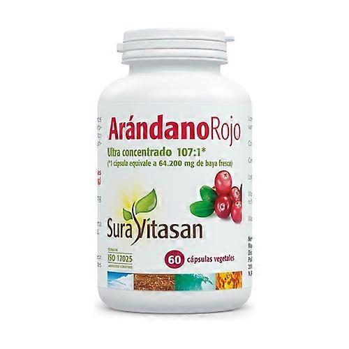 Red cranberry 60 capsules of 600mg