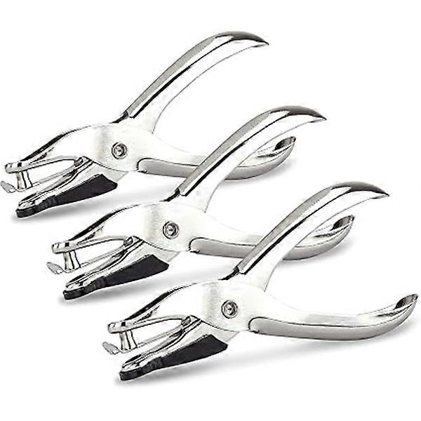 x 1 Hole Punch Model 25, 10 Sheet Capacity, Silver