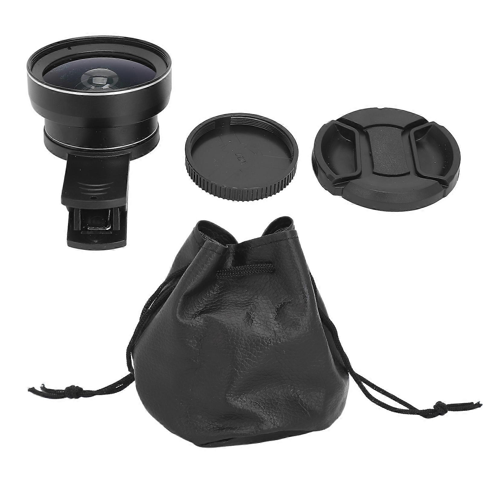 Phone Camera Lens 2 in 1 Phone Lens Kit Universal 37mm 0.45x Wide Angle Lens Macro Lens Clip On Cell Phone Lens