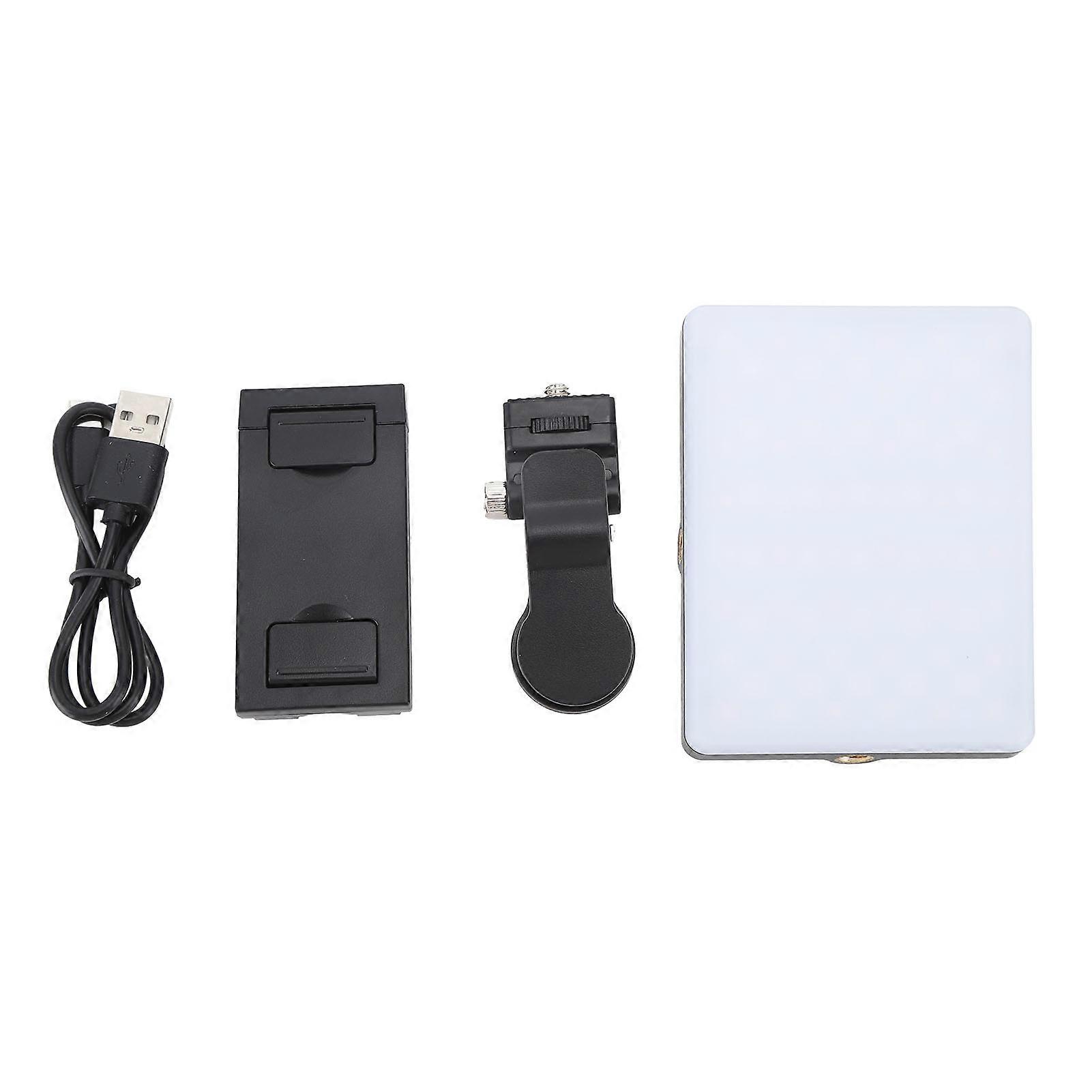 Full Color Fill Light 2000 Mah LED Fullcolor RGB Rechargeable Full Color Fill Light with Clip For Vlogging Video Conference