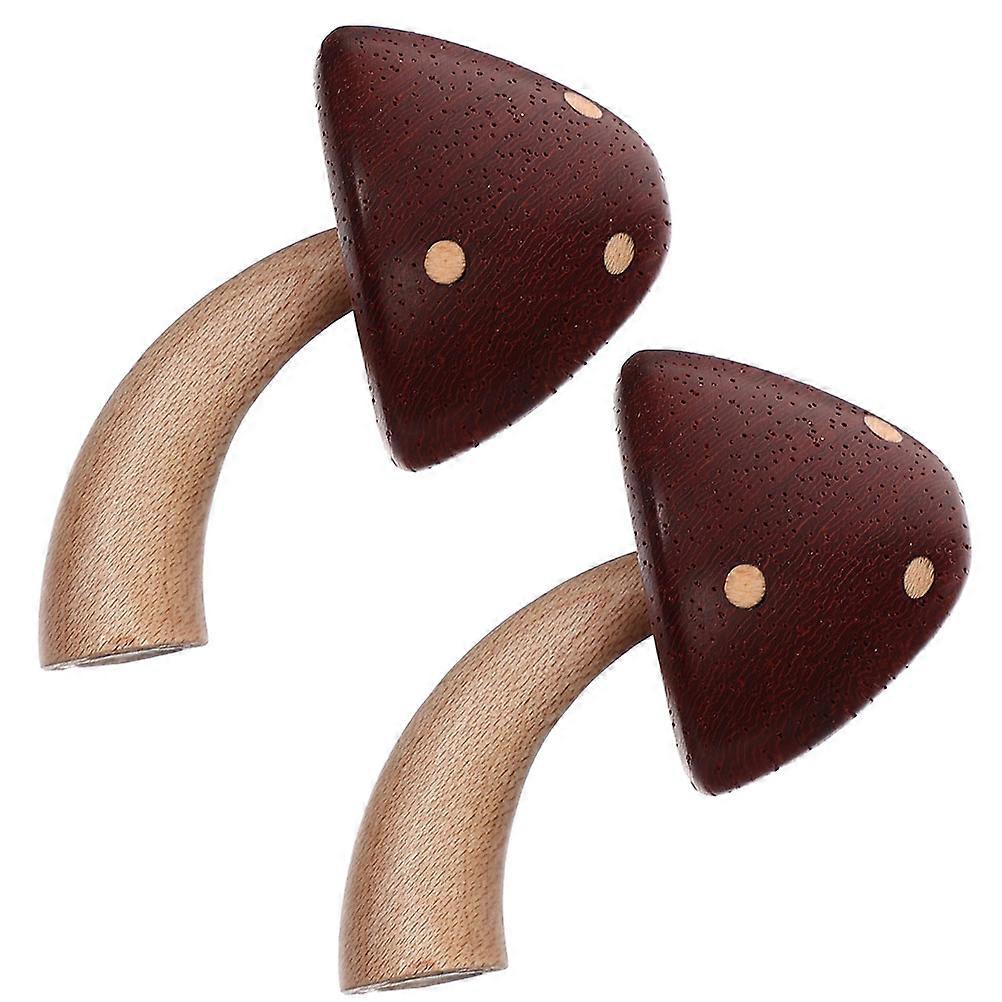 Refrigerator Decoration Magnets Mushroom Kitchen Space Versatile Use Multi 2Pcs