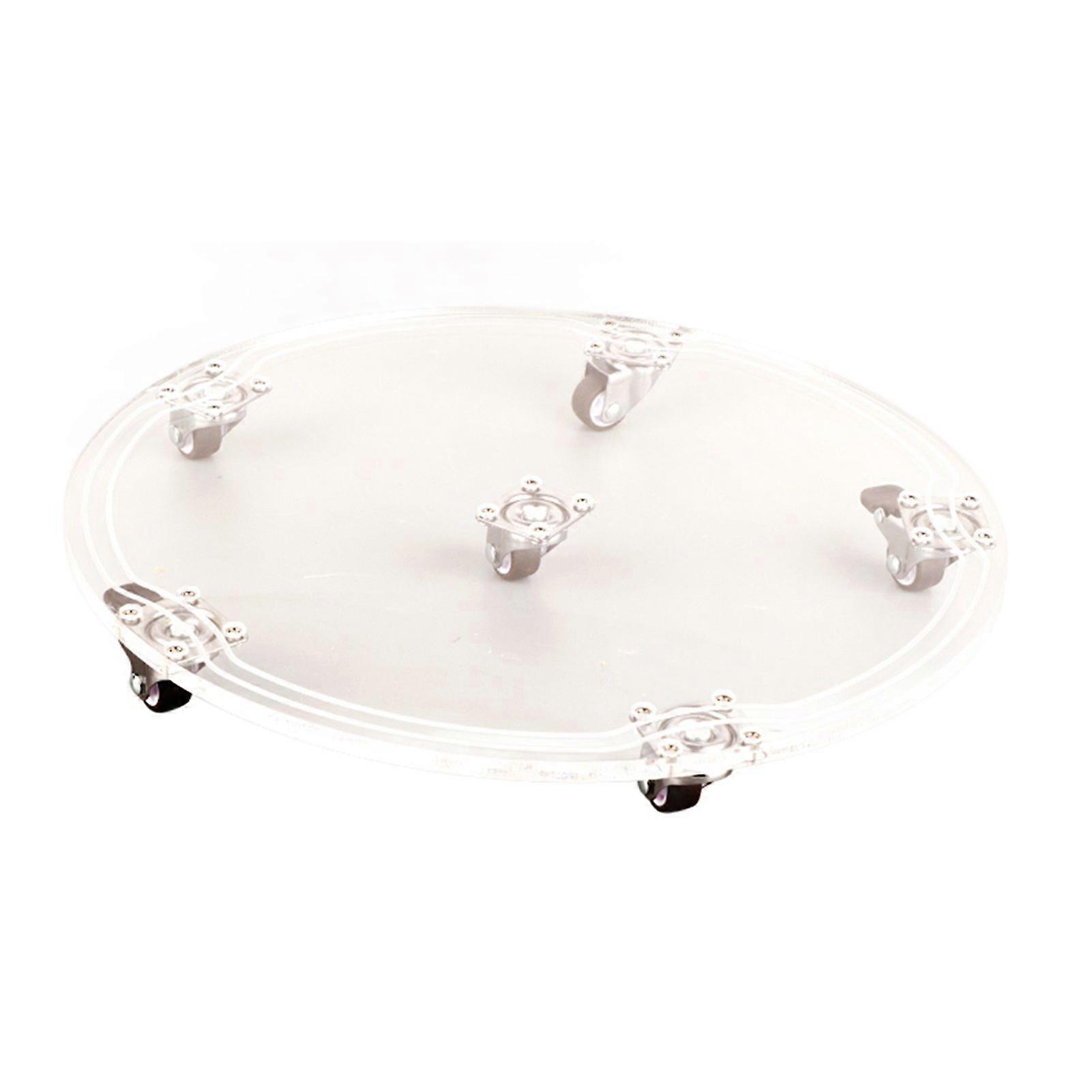 Vassoio rotondo in acrilico trasparente Riscaldamento e raffreddamento Aria condizionata Movimento centrale Purificatore Base del riscaldatore