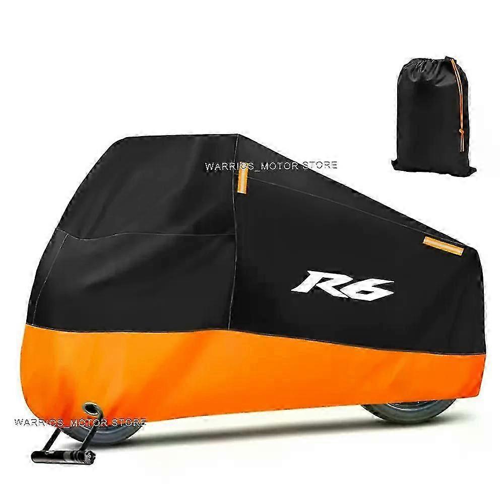 Si applica aCopertura per moto Impermeabile Outdoor Scooter UV Protector Dust Rain Cover per Yamaha YZFR6 YZF R6 R6S 1999-2015 2005 2007 2010
