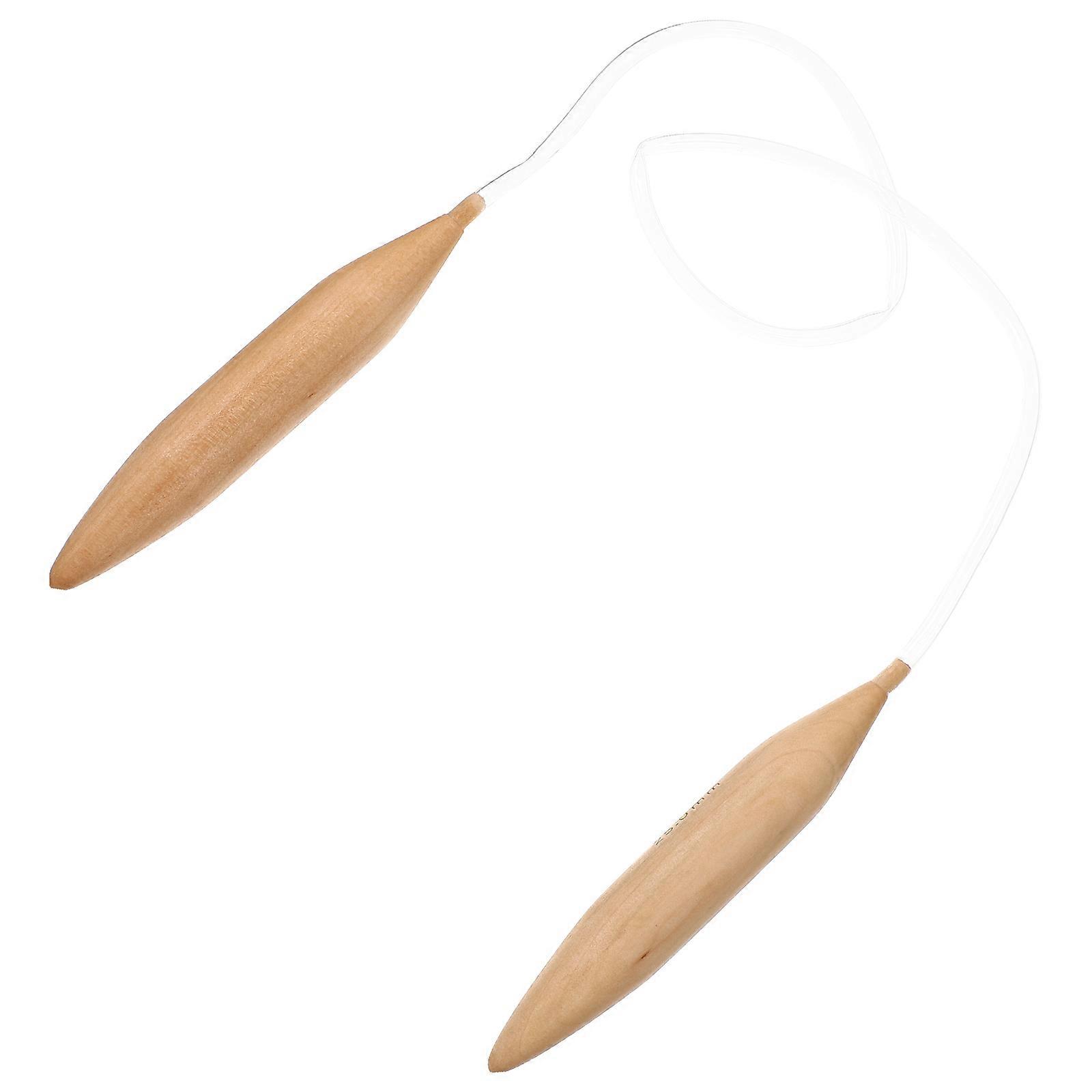 Wooden Circular Knitting Needle for Sewing Multi Color Smooth Surface Beginner Friendly