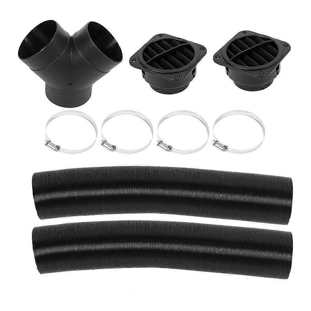 RV Heater Pipe Outlet 75mm Rotating Diesel Heater Pipe with Hot Air Outlet Kits 102114340000